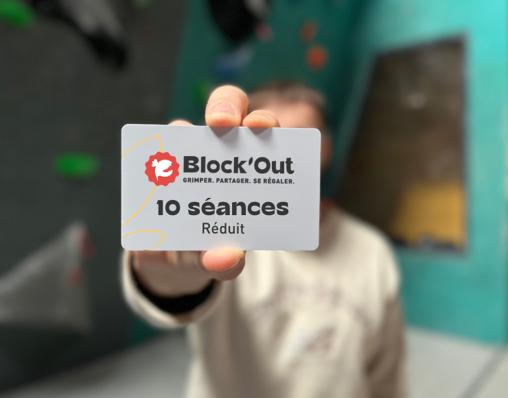 Carnet 10 entrées tarif réduit